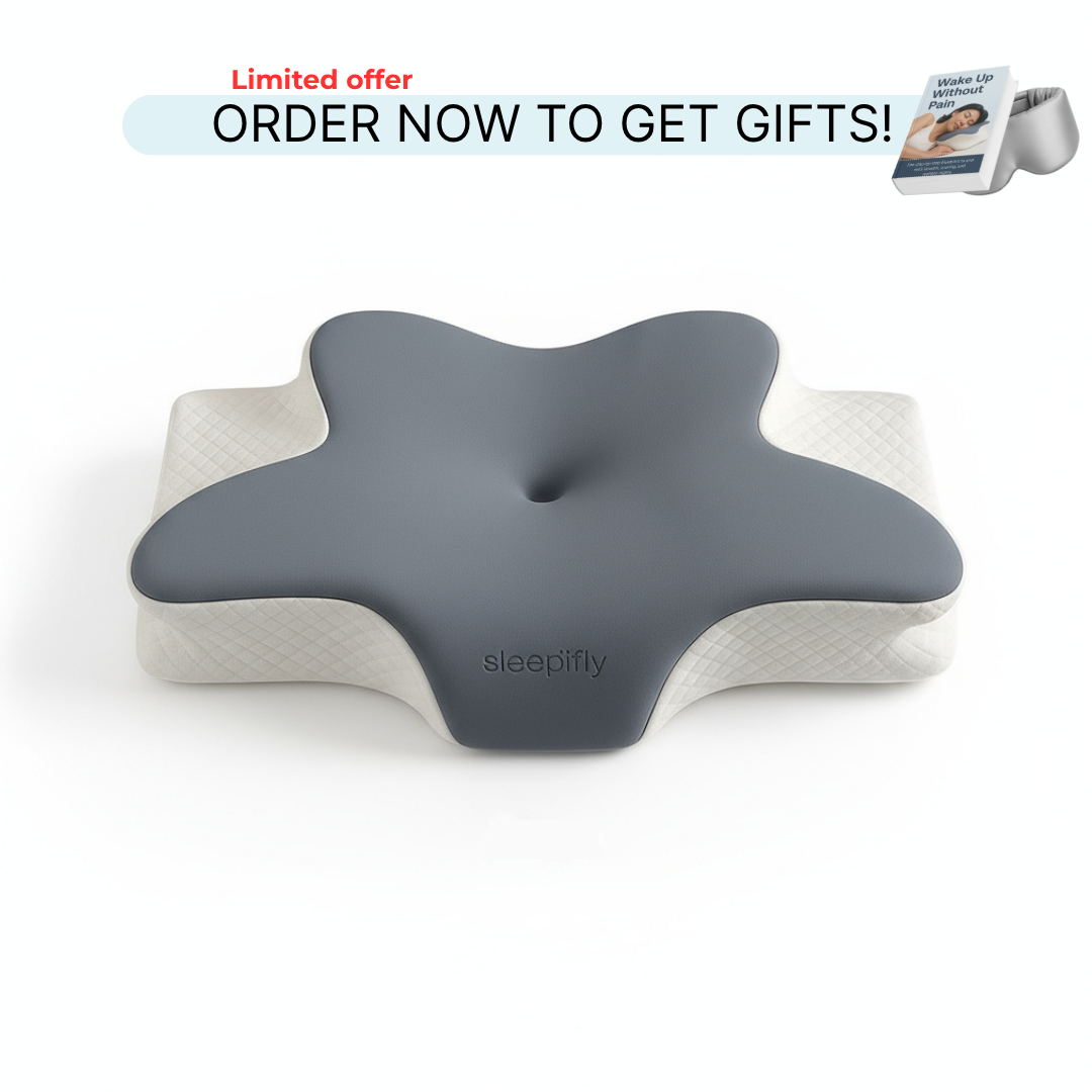 Sleepifly Pillow – Relieves Neck Pain, Reduces Snoring & Restores Deep Sleep