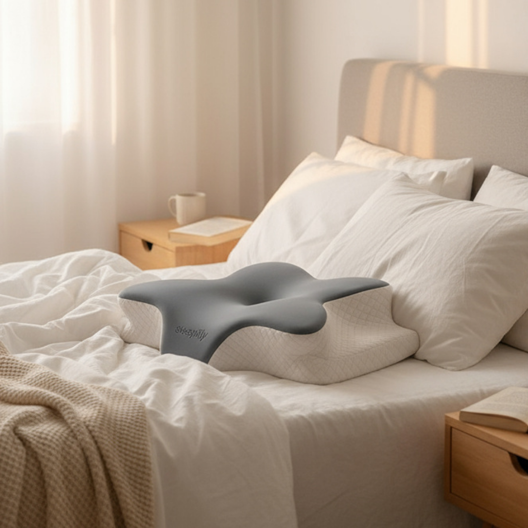 Sleepifly Pillow – Relieves Neck Pain, Reduces Snoring & Restores Deep Sleep